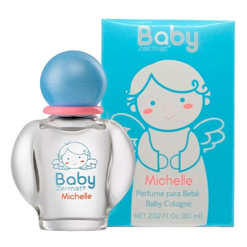 Zermat Michelle Baby Cologne, unisex powdery-floral scent perfume for babies, 2 Fl. Oz. - Image 2